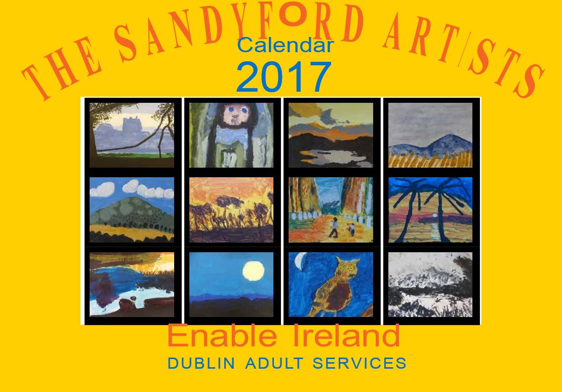Front cover of Artists Calendar 2017